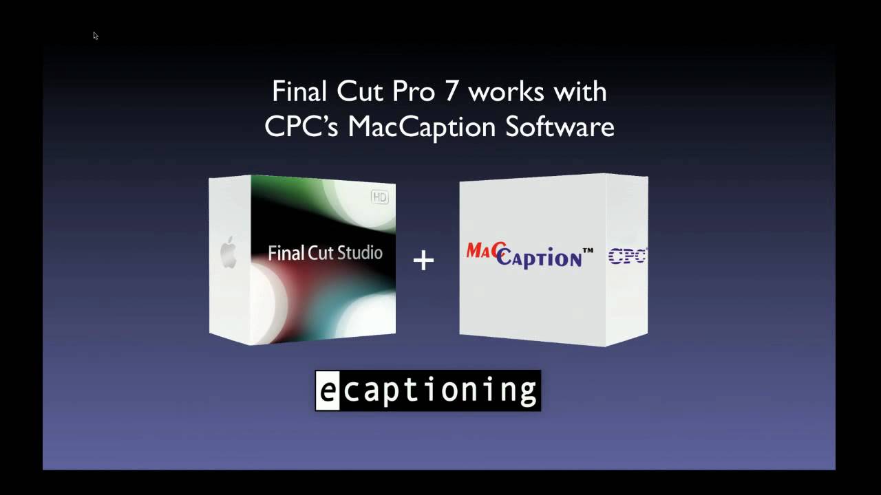 closed captions software for mac